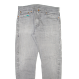 LEVI'S 508 Jeans Mens Grey Regular Tapered Stone Wash W32 L29