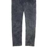 LEVI'S 510 Jeans Mens Grey Slim Skinny Acid Wash W28 L27