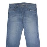 LEVI'S 505 Jeans Mens Blue Regular Straight Stone Wash W40 L30