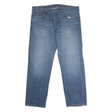 LEVI'S 505 Jeans Mens Blue Regular Straight Stone Wash W40 L30