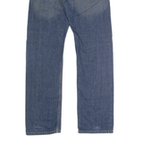 LEVI'S 505 Jeans Mens Blue Regular Straight Rinse W33 L34