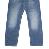 LEVI'S 505 Jeans Mens Blue Regular Straight Stone Wash W34 L29