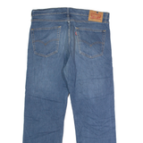 LEVI'S 505 Jeans Mens Blue Regular Straight Stone Wash W34 L29