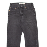 LEVI'S 505 Jeans Mens Black Regular Straight W30 L27