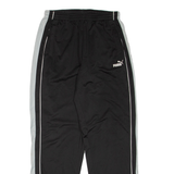 PUMA Mens Track Pants Black Straight M W30 L32
