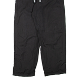 STARTER Mens Track Pants Black Straight M W32 L30