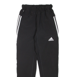 ADIDAS Mens Track Pants Black Tapered S W26 L33