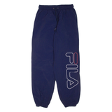 FILA Mens Joggers Blue Tapered S W26 L30
