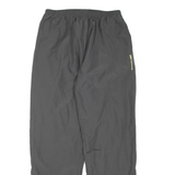 REEBOK Womens Track Pants Grey Straight UK 14 W28 L30