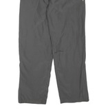 REEBOK Womens Track Pants Grey Straight UK 14 W28 L30