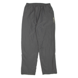 REEBOK Womens Track Pants Grey Straight UK 14 W28 L30