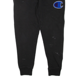 CHAMPION REVERSE WEAVE Mens Joggers Black Tapered L W30 L29