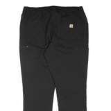 CARHARTT Mens Track Pants Black Tapered L W34 L31