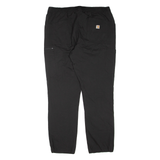 CARHARTT Mens Track Pants Black Tapered L W34 L31