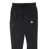 ADIDAS Mens Joggers Black Tapered M W28 L30
