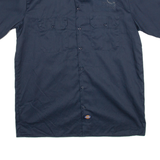 DICKIES Mens Worker Shirt Blue L
