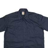 DICKIES Flex Mens Worker Shirt Blue 2XL