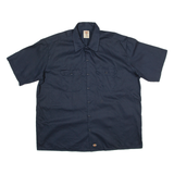 DICKIES Flex Mens Worker Shirt Blue 2XL