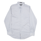 DKNY Mens Shirt Blue Striped Long Sleeve M