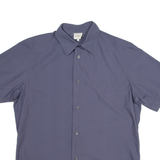 CALVIN KLEIN Mens Plain Shirt Blue L