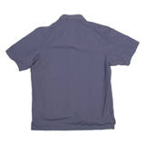 CALVIN KLEIN Mens Plain Shirt Blue L