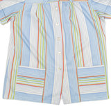 LAND SEA Womens Shirt Blue Striped S