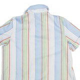 LAND SEA Womens Shirt Blue Striped S