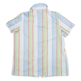 LAND SEA Womens Shirt Blue Striped S