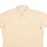 STYLE CLUB Mens Plain Shirt Beige L