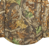 WHITEWATER Mens Shirt Brown Long Sleeve L