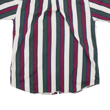 TRADER BAY Mens Shirt White Striped M