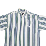 PANHANDLE SLIM Mens Shirt Blue Striped L