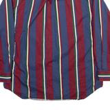 ALEXANDER JULIAN COLORS Mens Shirt Blue Striped Long Sleeve L