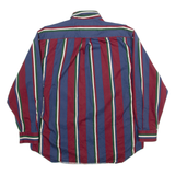 ALEXANDER JULIAN COLORS Mens Shirt Blue Striped Long Sleeve L