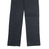 DICKIES Workwear Mens Twill Trousers Black Slim Straight W30 L32