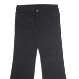 DICKIES Workwear Womens Trousers Black Regular Flared W34 L32