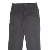 DICKIES Flex Workwear Cargo Mens Trousers Black Slim Tapered W32 L30