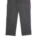 DICKIES Flex Workwear Cargo Mens Trousers Black Slim Tapered W32 L30