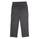 DICKIES Flex Workwear Cargo Mens Trousers Black Slim Tapered W32 L30