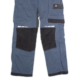 DICKIES Workwear Mens Twill Trousers Blue Regular Straight W38 L32