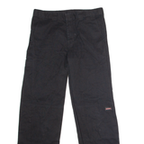 DICKIES Workwear Womens Trousers Black Regular Straight W29 L30