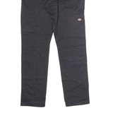 DICKIES Workwear Mens Twill Trousers Black Regular Straight W33 L30