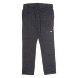 DICKIES Workwear Mens Twill Trousers Black Regular Straight W33 L30