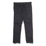 DICKIES Workwear Mens Trousers Black Regular Skinny W32 L27