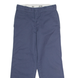 DICKIES 874 Workwear Mens Twill Trousers Blue Classic Straight W30 L25