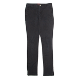 DICKIES Workwear Womens Trousers Black Regular Skinny W26 L30