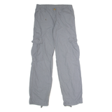 CARHARTT WIP Cargo Womens Canvas Trousers Grey Regular Straight W28 L32