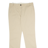 LACOSTE Chino Womens Trousers Beige Regular Straight W32 L30