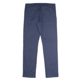 DICKIES Workwear Mens Twill Trousers Blue Regular Straight W36 L32