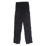 CARHARTT WIP Cargo Mens Canvas Trousers Black Regular Straight W26 L34
